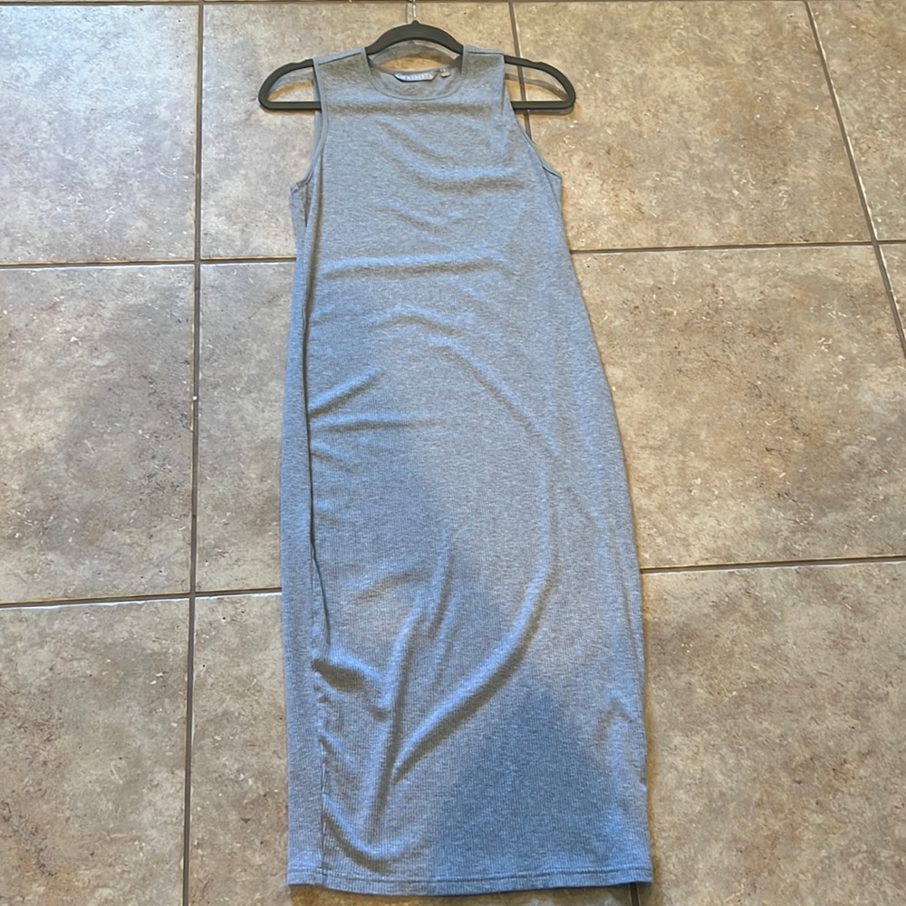 Athleta grey ribbed dress. Size small.